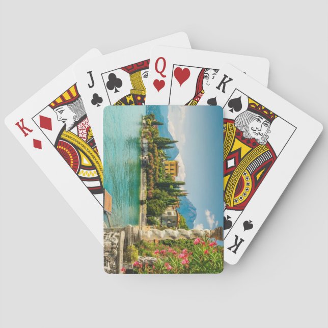 Sjö Como, Italien Casinokort (Baksidan)