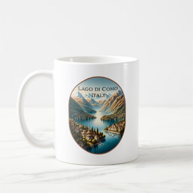 Sjö Como, Italien Kaffemugg (Vänster)