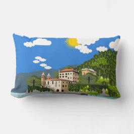 Sjö Como Italien Lumbarkudde