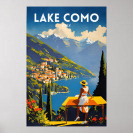 Sjö Como Italien Poster