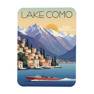 Sjö Como Italien Resa Magnet
