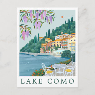 Sjö Como Italien Reseskiss Vykort