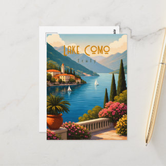 Sjö Como Italien vykort
