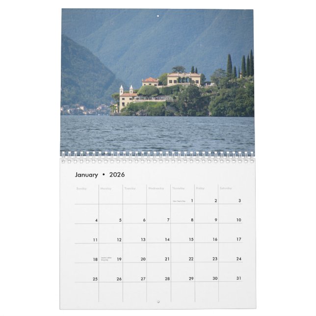 Sjö Como, italienkalender 2013 Kalender (Jan 2026)