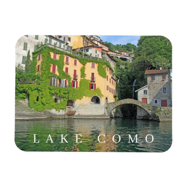 Sjö Como Nesso view-kylmagnet Magnet (Horisontell)
