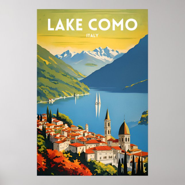 Sjö Como Poster (Framsidan)