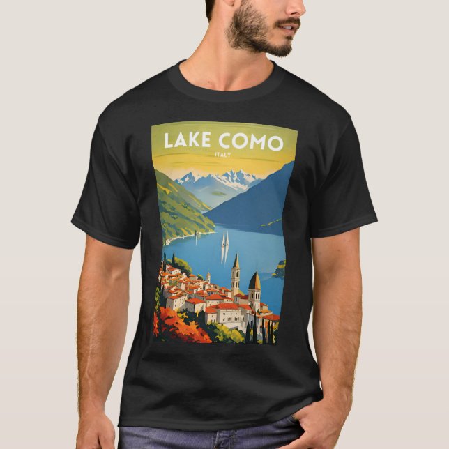 Sjö Como T Shirt (Framsida)