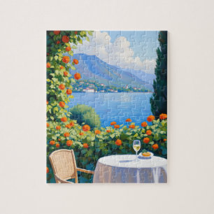 Sjö Como Terrace View Puzzle Pussel