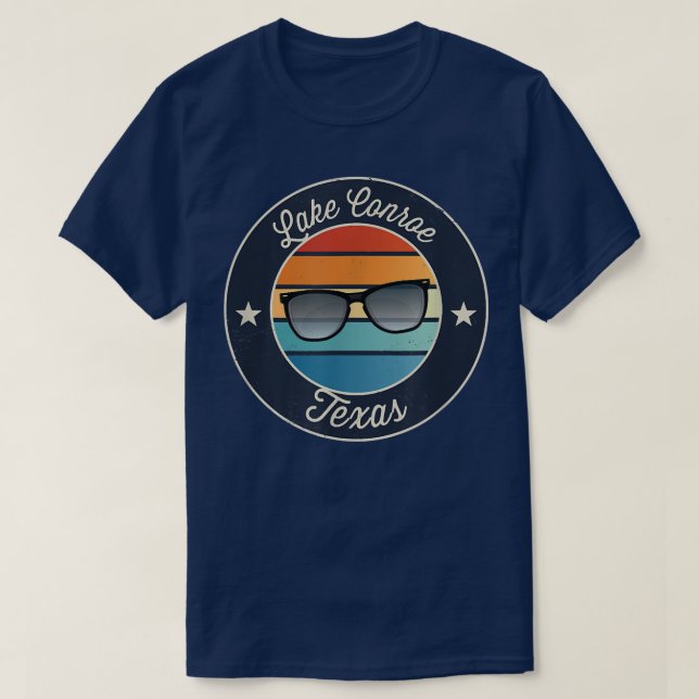 Sjö Conroe Teas Souvenir T Shirt (Design framsida)