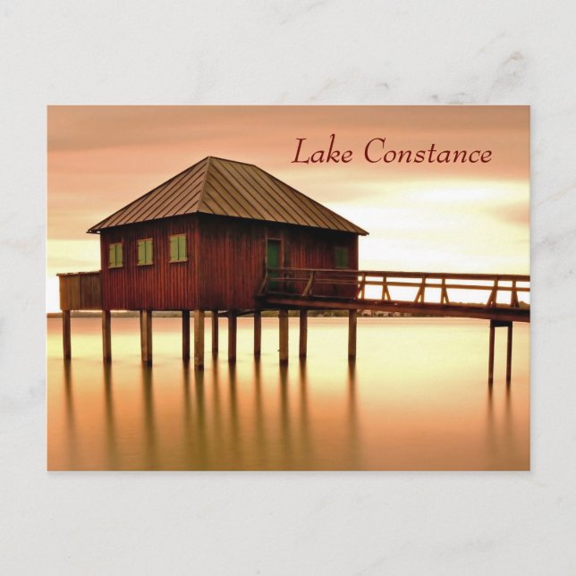Sjö Constance nära Bregenz i Vorarlberg Vykort (Framsida)