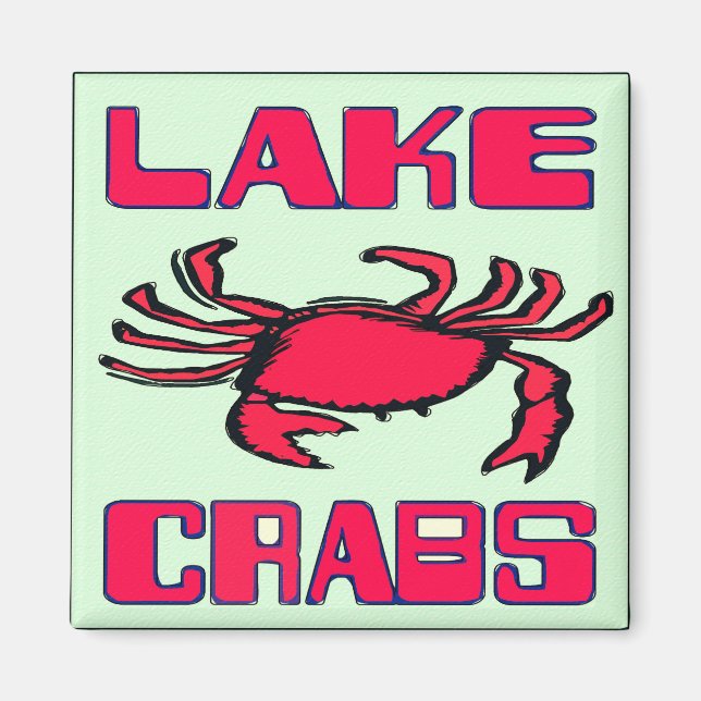 Sjö Crabs Magnet (Framsidan)