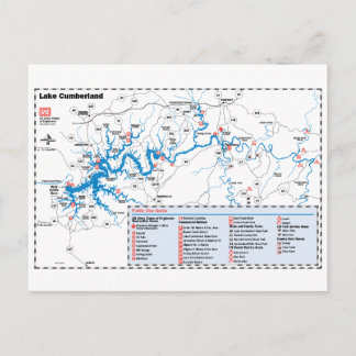 Sjö Cumberland Vykort