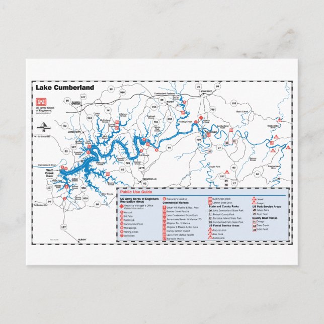 Sjö Cumberland Vykort (Framsida)