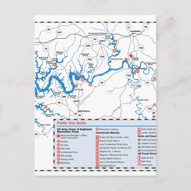 Sjö Cumberland Vykort (Framsida)