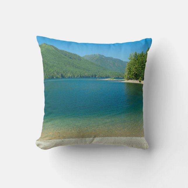 Sjö Cushman Beach i sommarpillow Kudde (Framsida)