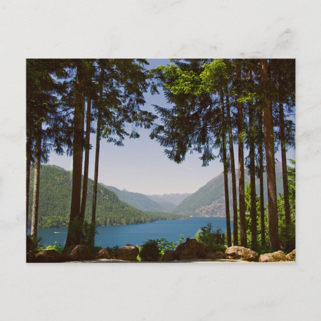 Sjö Cushman i sommar Vykort (Framsida)