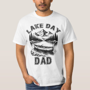 Sjö dag pappa, campingäventyr t shirt