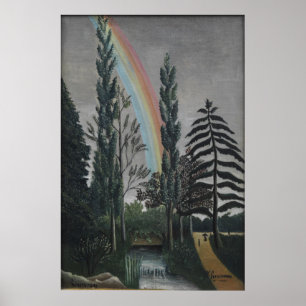 Sjö Daumesnil av Henri Rousseau, Vintage Fine Art Poster