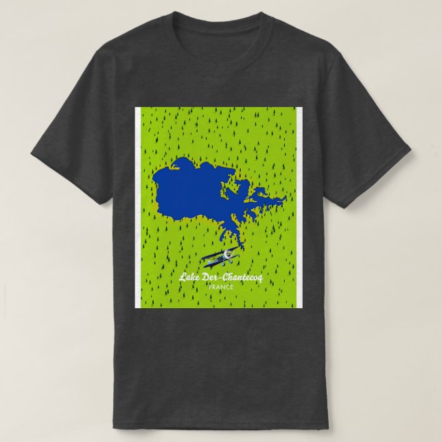 Sjö DerChantecoq karta T Shirt (Design framsida)
