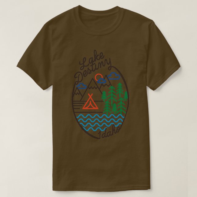 Sjö Destiny Idaho T Shirt (Design framsida)