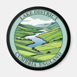 Sjö District Cumbria England Magnet