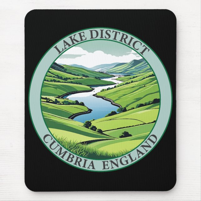 Sjö District Cumbria England Musmatta (Framsidan)