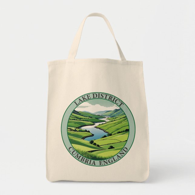 Sjö District Cumbria England Tygkasse (Framsidan)