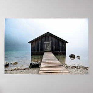 Sjö Dock Boathouse Poster