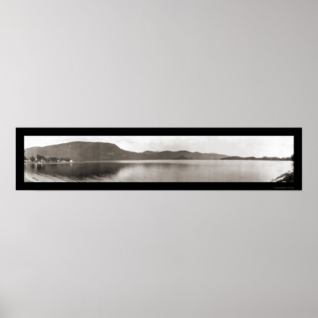 Sjö Dunmore, Vermont Photo 1912 Poster (Framsidan)