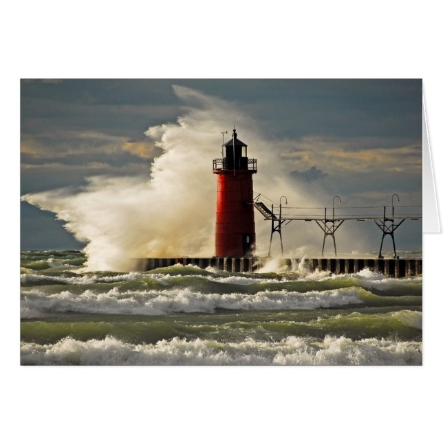 Sjö-effekt Hälsningskort (Framsidan Horizontal)