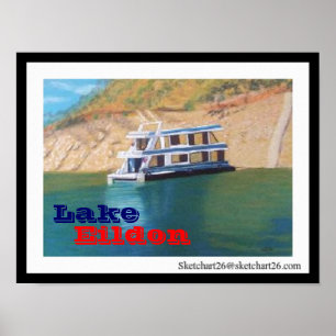 Sjö Eildon Poster