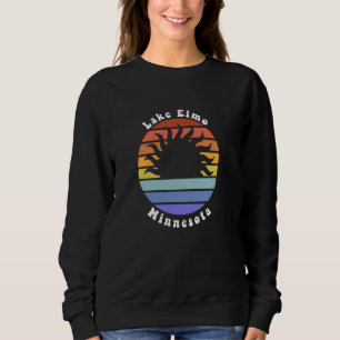 Sjö Elmo Minnesota MN Sunset Souvenir Vacation T Shirt