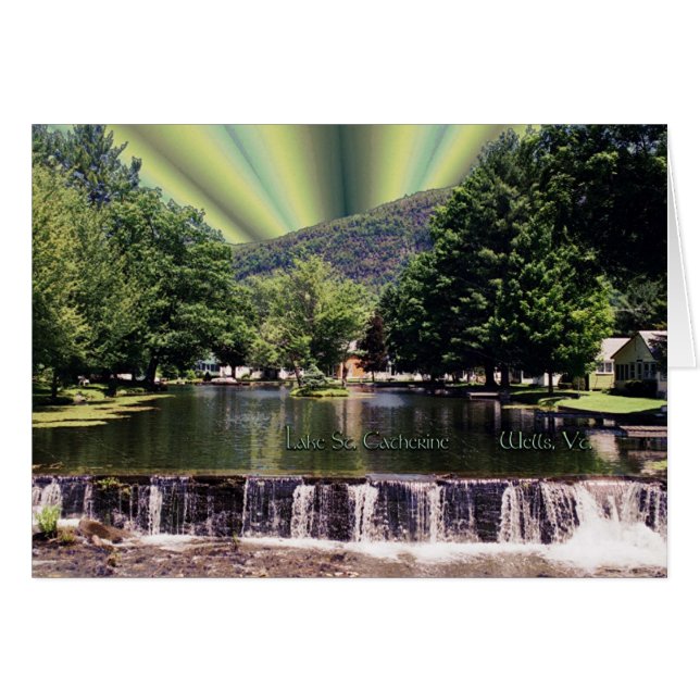 Sjö End Hälsningskort (Framsidan Horizontal)