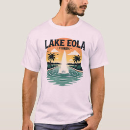 Sjö Eola Fontän - Orlando Florida Cityscape T Shirt