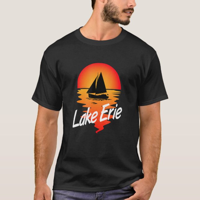Sjö Erie 1 T Shirt (Framsida)
