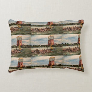 Sjö Erie Causeway, Sandusky Ohio Pillow Prydnadskudde