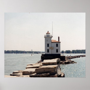 Sjö Erie Lighthouse Poster