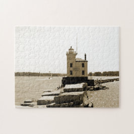 Sjö Erie Lighthouse Pussel