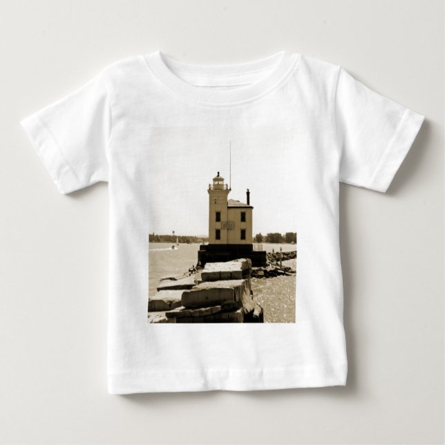 Sjö Erie Lighthouse T-shirt (Framsida)