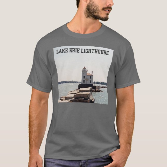 Sjö Erie Lighthouse T-shirt (Framsida)