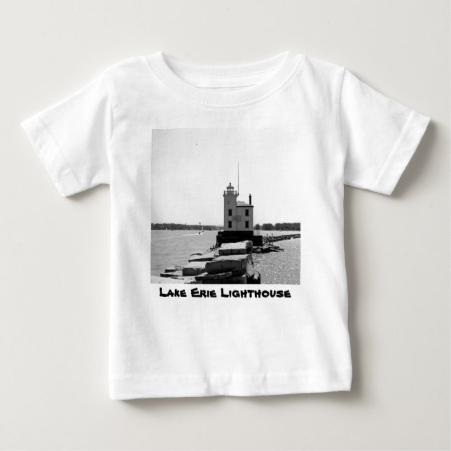 Sjö Erie Lighthouse T Shirt (Framsida)