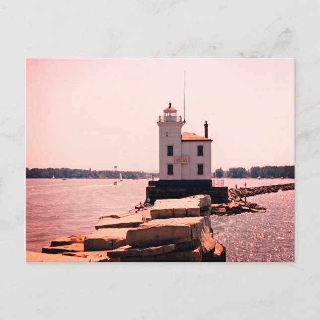 Sjö Erie Lighthouse Vykort (Framsida)