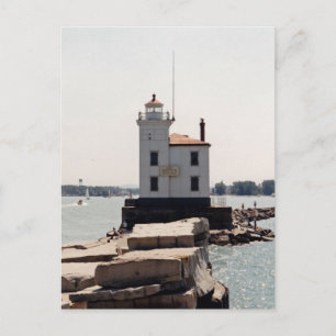 Sjö Erie Lighthouse Vykort