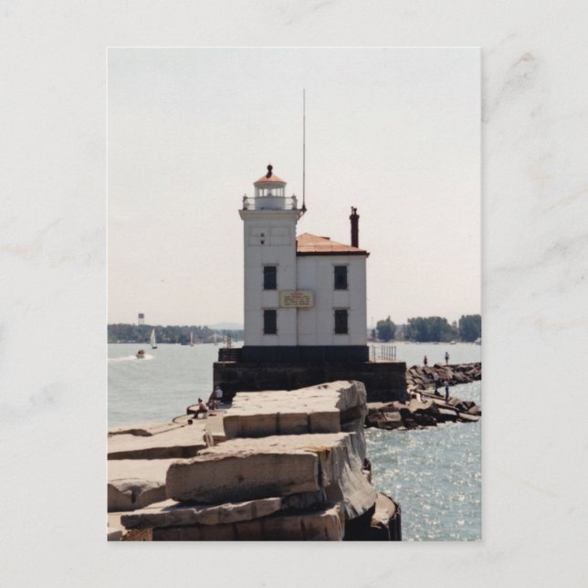 Sjö Erie Lighthouse Vykort (Framsida)