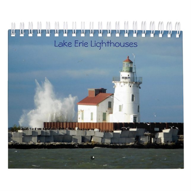 Sjö Erie Lighthouses Kalender (Omslag)