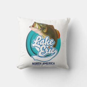 Sjö Erie North America logotyp Kudde