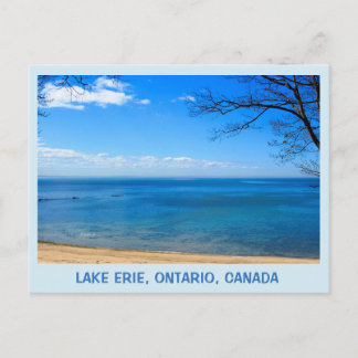 Sjö Erie, Ontario, Kanada, jjhelene Postcard Vykort