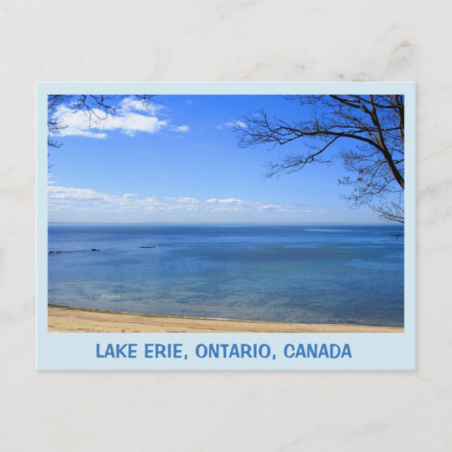 Sjö Erie, Ontario, Kanada, jjhelene Postcard Vykort (Framsida)