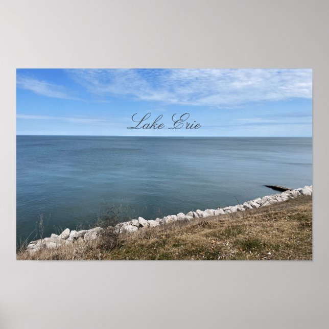 Sjö Erie Photo Poster (Framsidan)