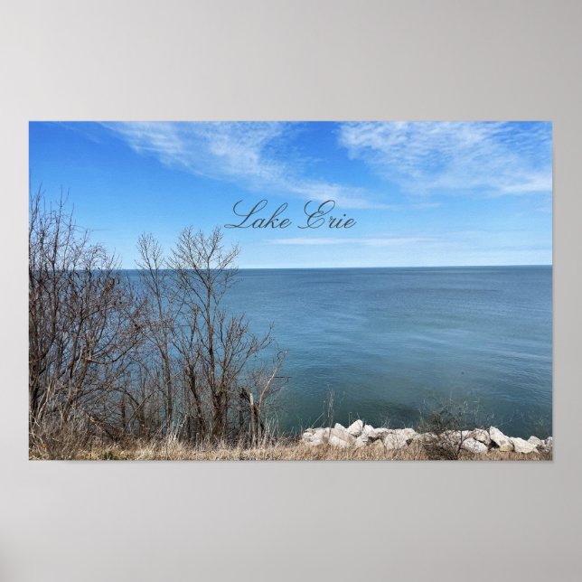 Sjö Erie Photo Poster (Framsidan)